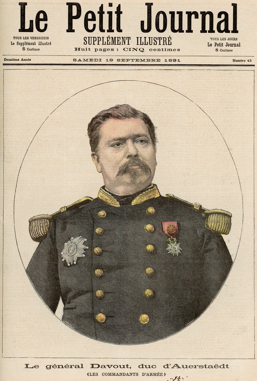 General Louis Nicolas Davout, Herzog von Auerstaedt, aus 