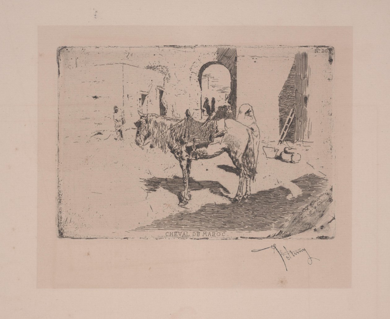 Marokkanisches Pferd von Fortuny y Carbó