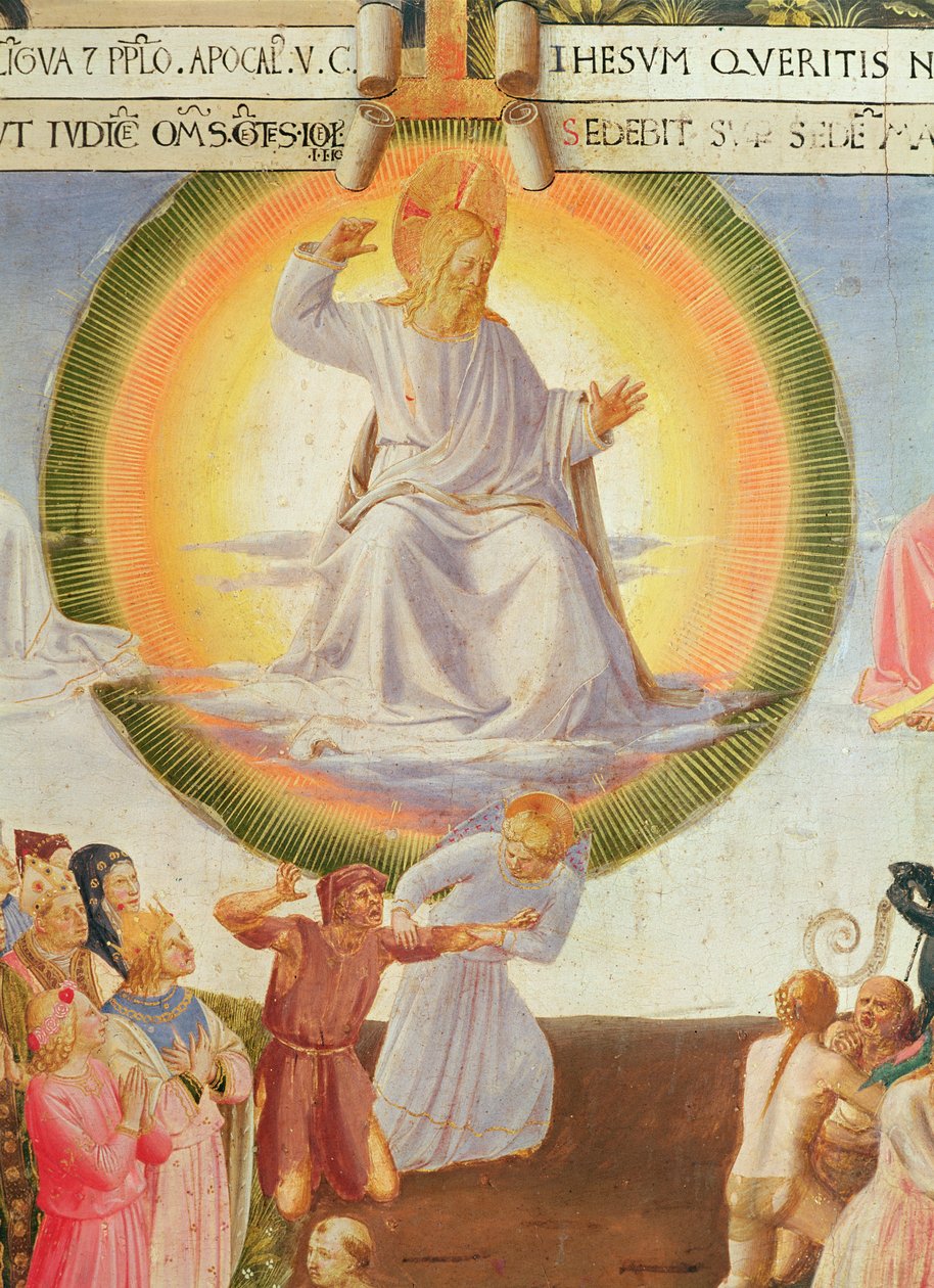 Szenen aus dem Leben Christi (Detail von Christus) von Fra Angelico