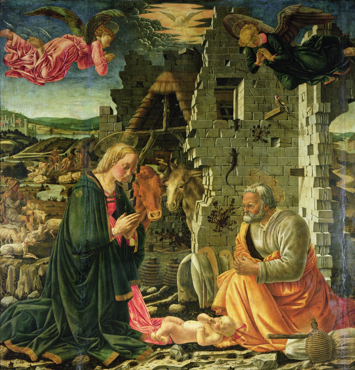 Die Geburt Christi, 1465-70 von Fra Filippo Lippi