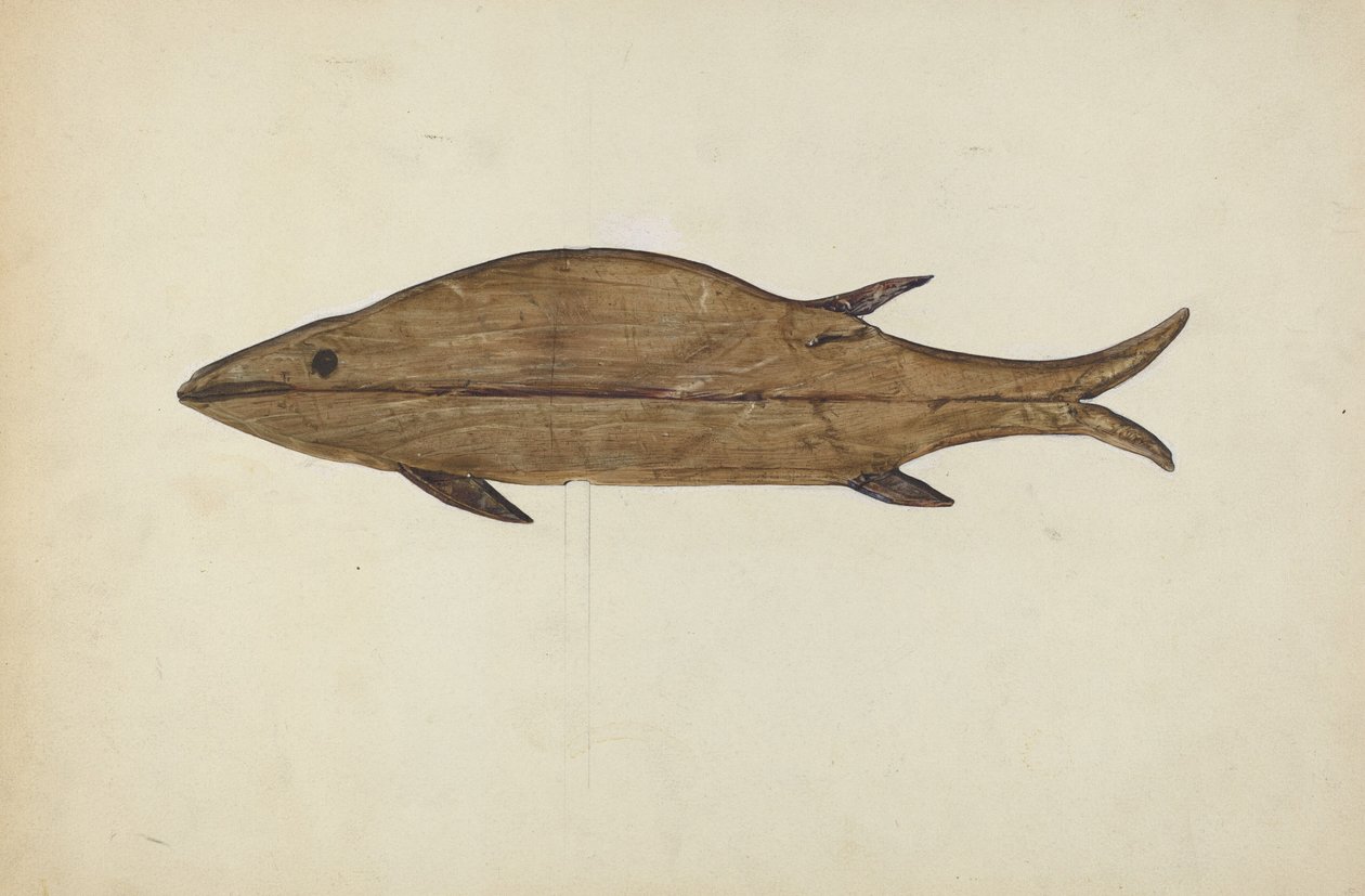 Fisch-Wetterfahne von Frances Matsubara