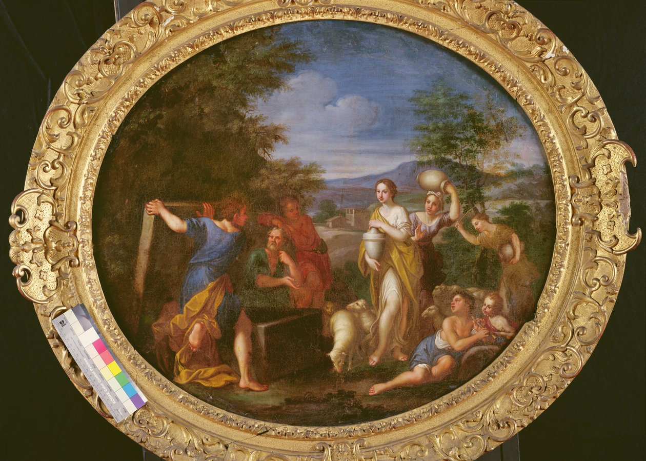 Jakob beschützt Rachel von Francesco Albani