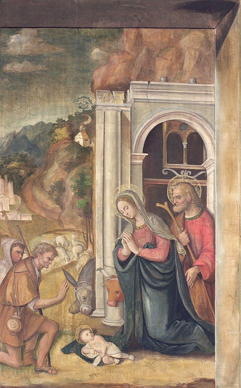Anbetung der Hirten, 1517 von Francesco Casella