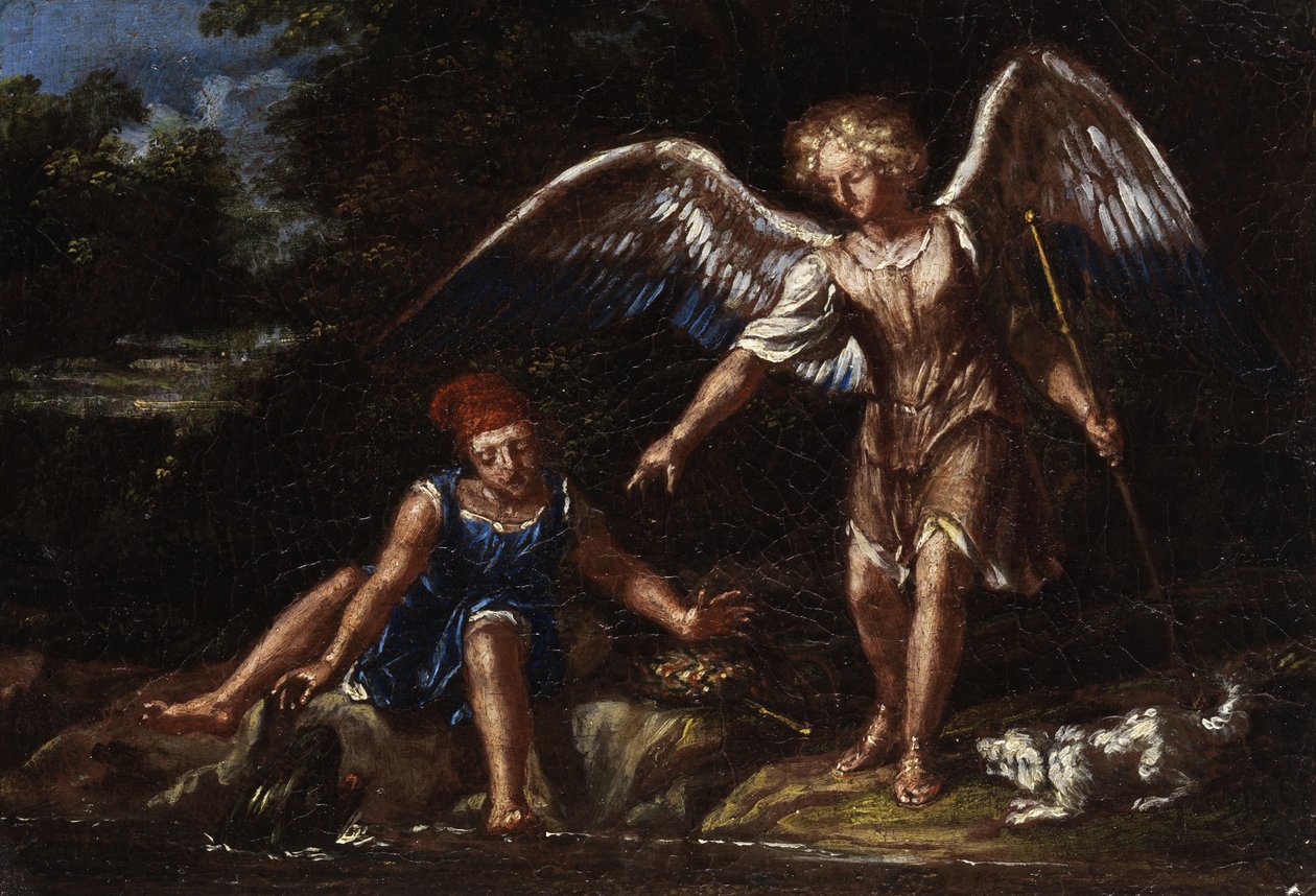 Tobias und der Engel von Francesco Cozza
