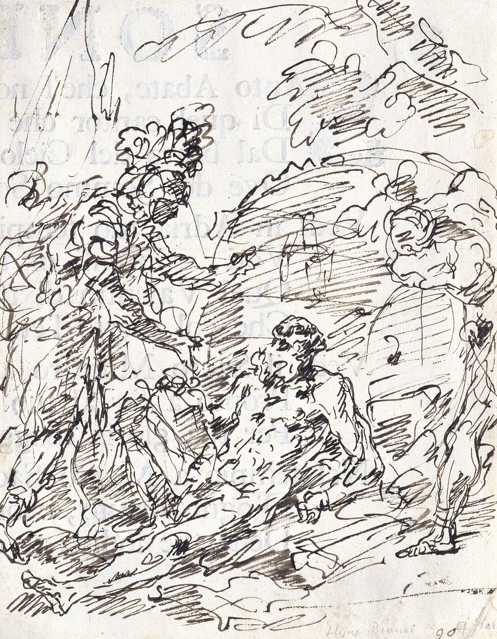 Alexander und Diogenes von Francesco Fontebasso