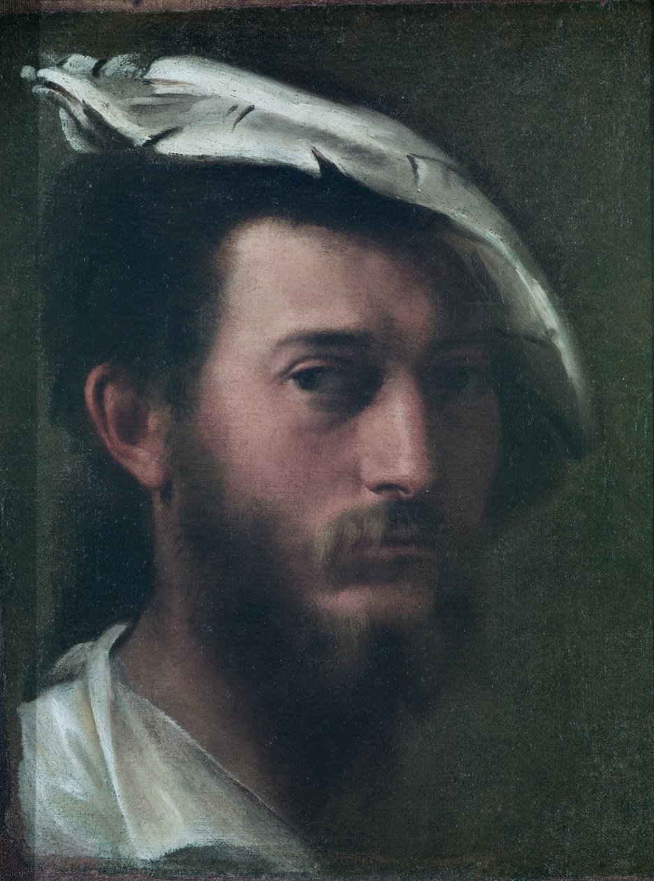 Selbstporträt, 1525-30 von Francesco Primaticcio