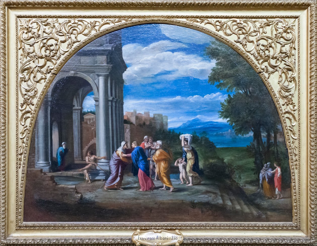 Landschaft mit der Heimsuchung von Francesco Albani