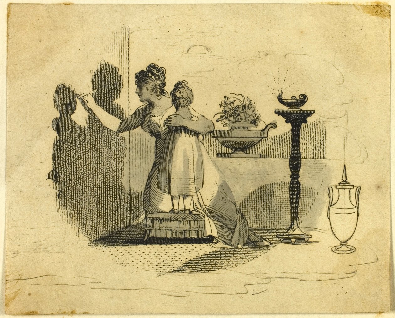 Erste Designidee von Francesco Bartolozzi