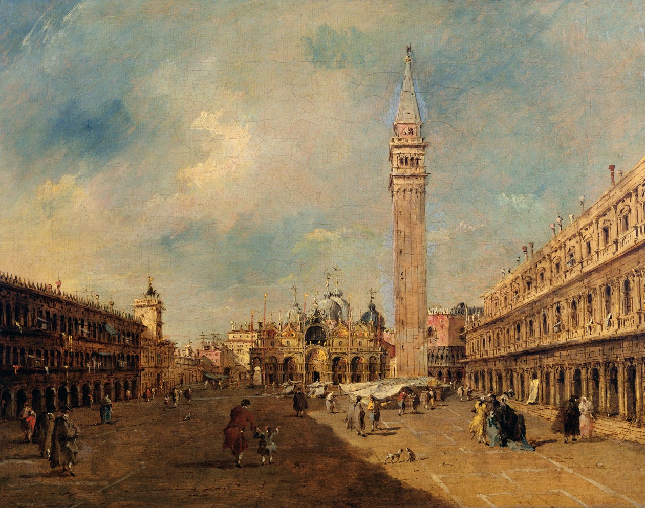 Piazza San Marco, ca. 1780 von Francesco Guardi