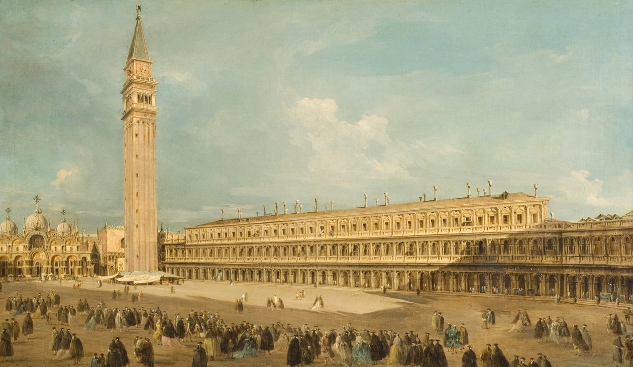 Piazza San Marco in Venedig von Francesco Guardi