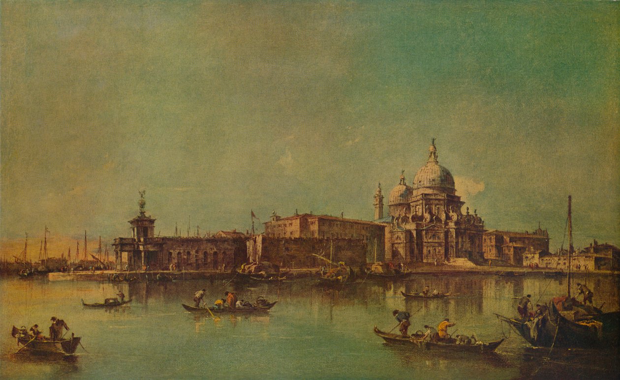 Die Dogana und Salute, Venedig, ca. 1775, 1938 von Francesco Guardi