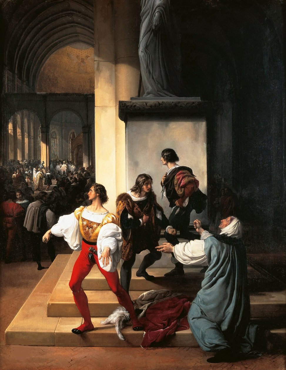 Die Lampugnani-Verschwörung, 1826 von Francesco Hayez
