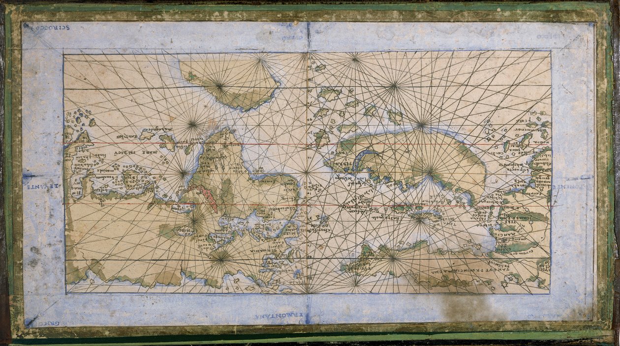 Weltplanisphäre von Francesco Rosselli