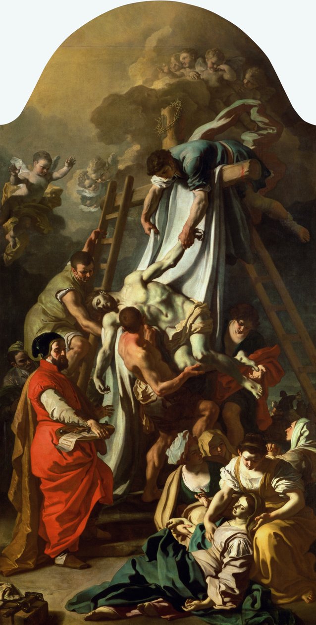 Die Kreuzabnahme, 1729 von Francesco Solimena
