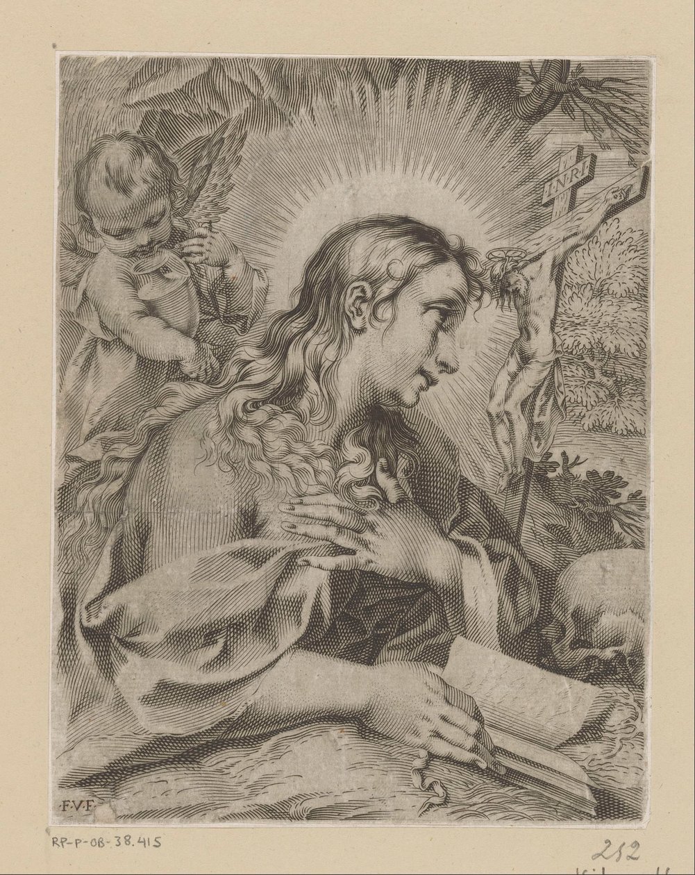 Die reuige Maria Magdalena von Francesco Villamena