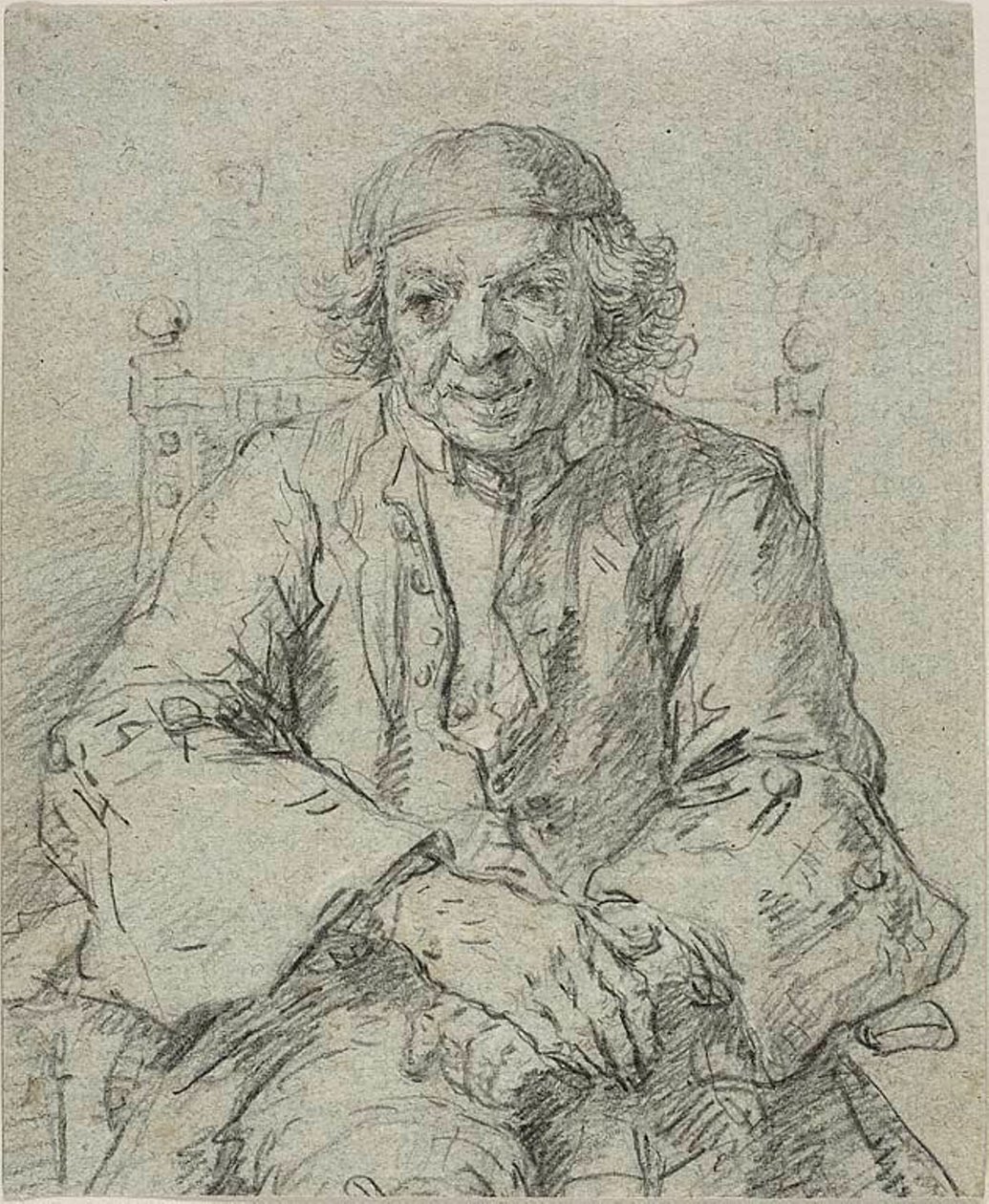 Porträt eines alten Mannes von Francesco Zuccarelli