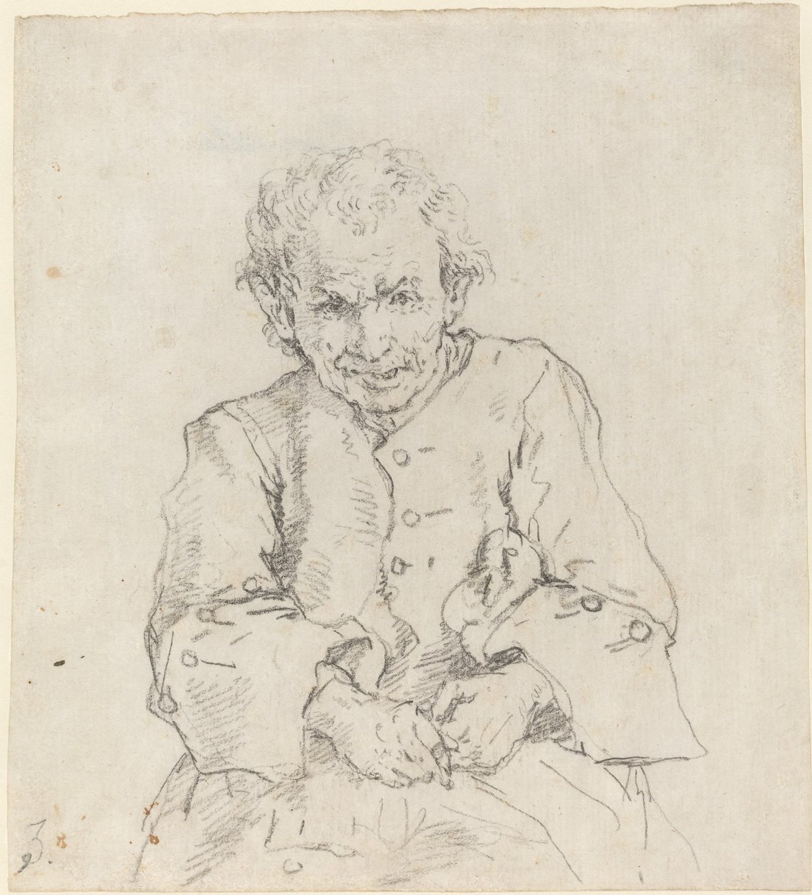 Sitzender Bauer von Francesco Zuccarelli