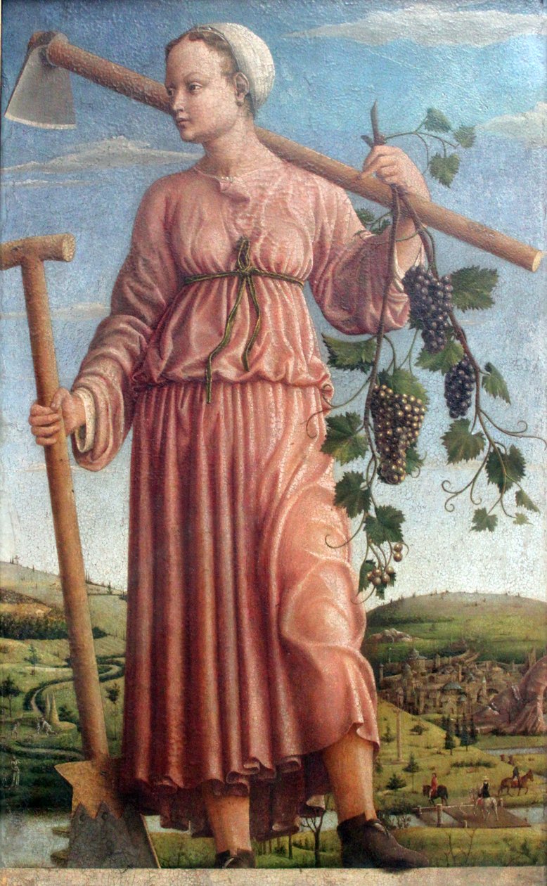 Polyhymnia, die Muse der heiligen Dichtung von Francesco del Cossa
