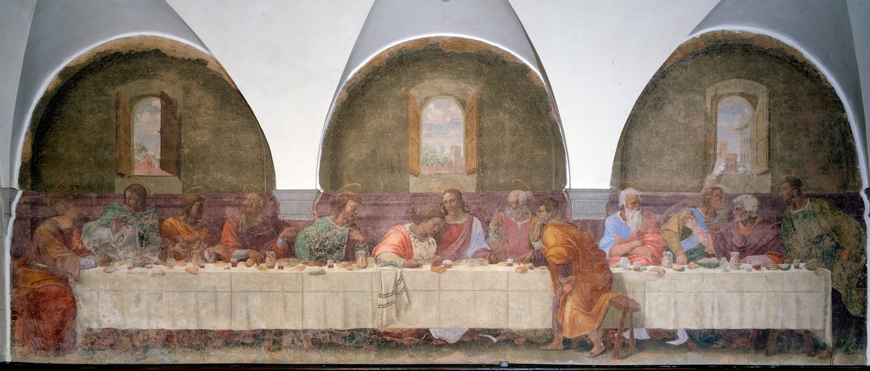 Das letzte Abendmahl von Francesco di Cristofano Franciabigio