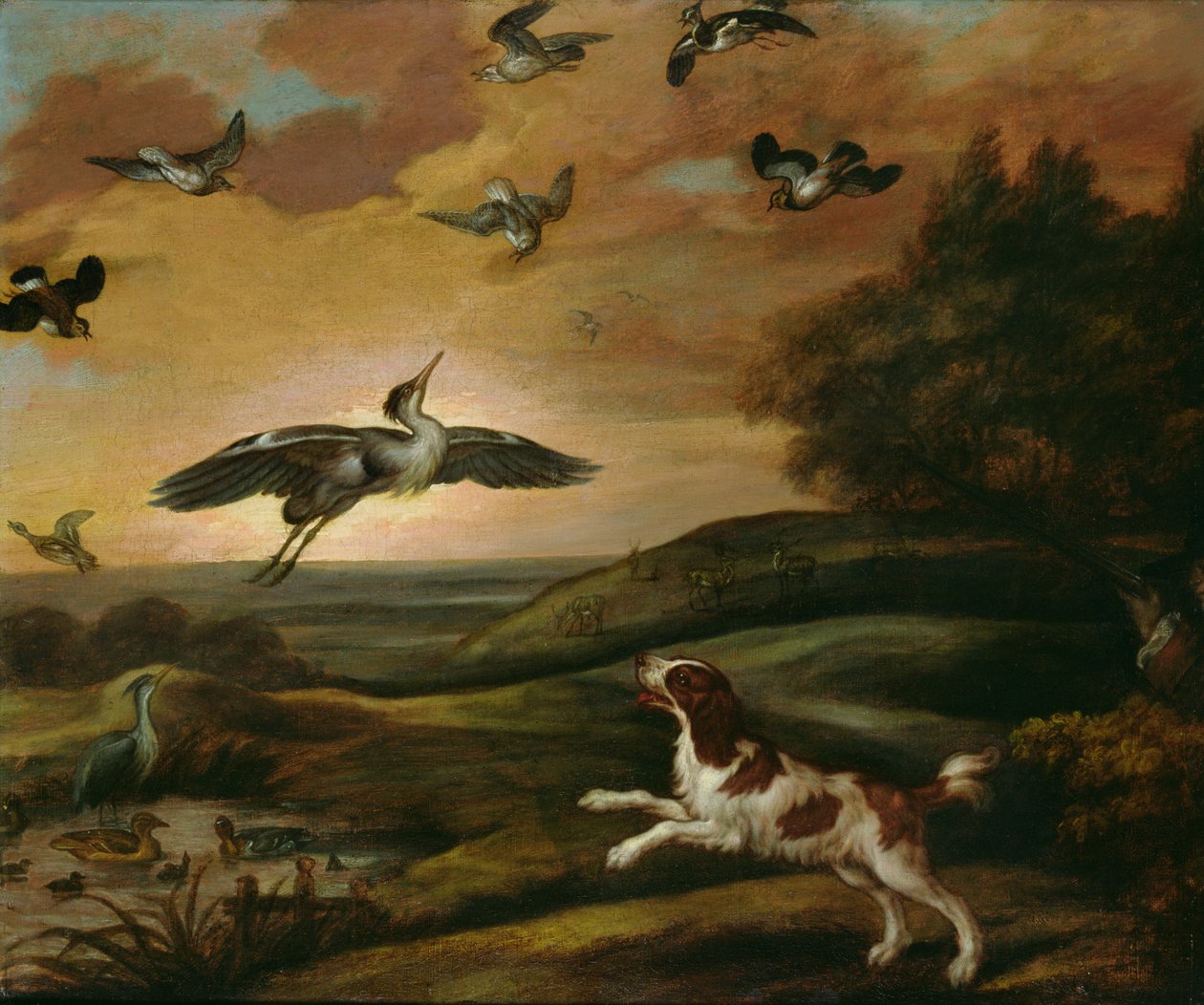 Regenpfeiferjagd von Francis Barlow