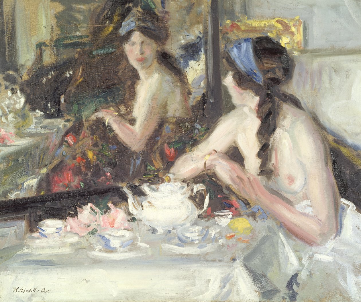 Am Spiegel, 1913 von Francis Campbell Boileau Cadell