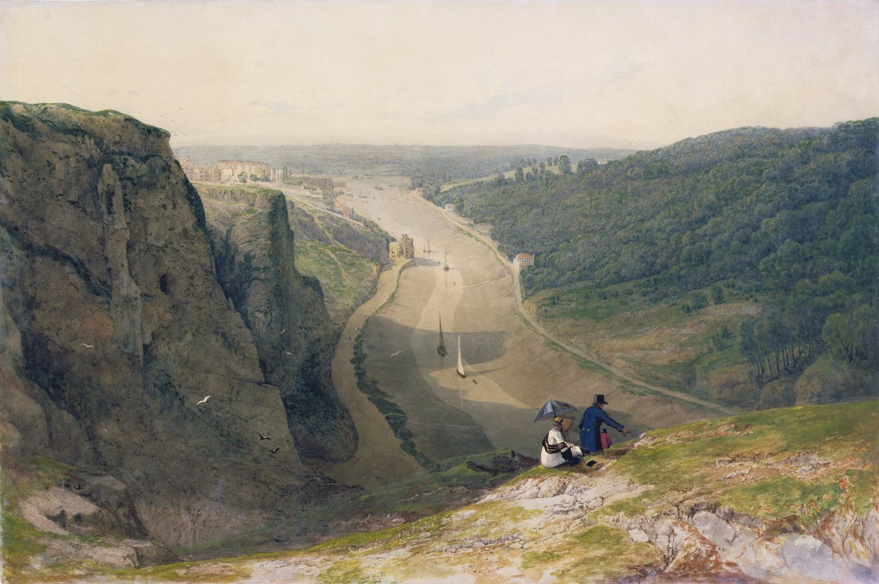 Die Avon-Schlucht, Blick über Clifton, ca. 1820 von Francis Danby