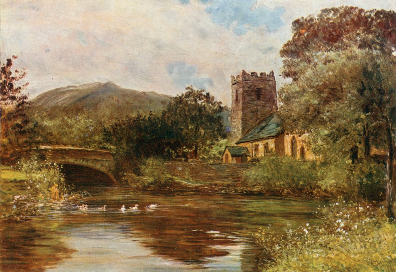 Kirche von Grasmere von Francis S. Walker