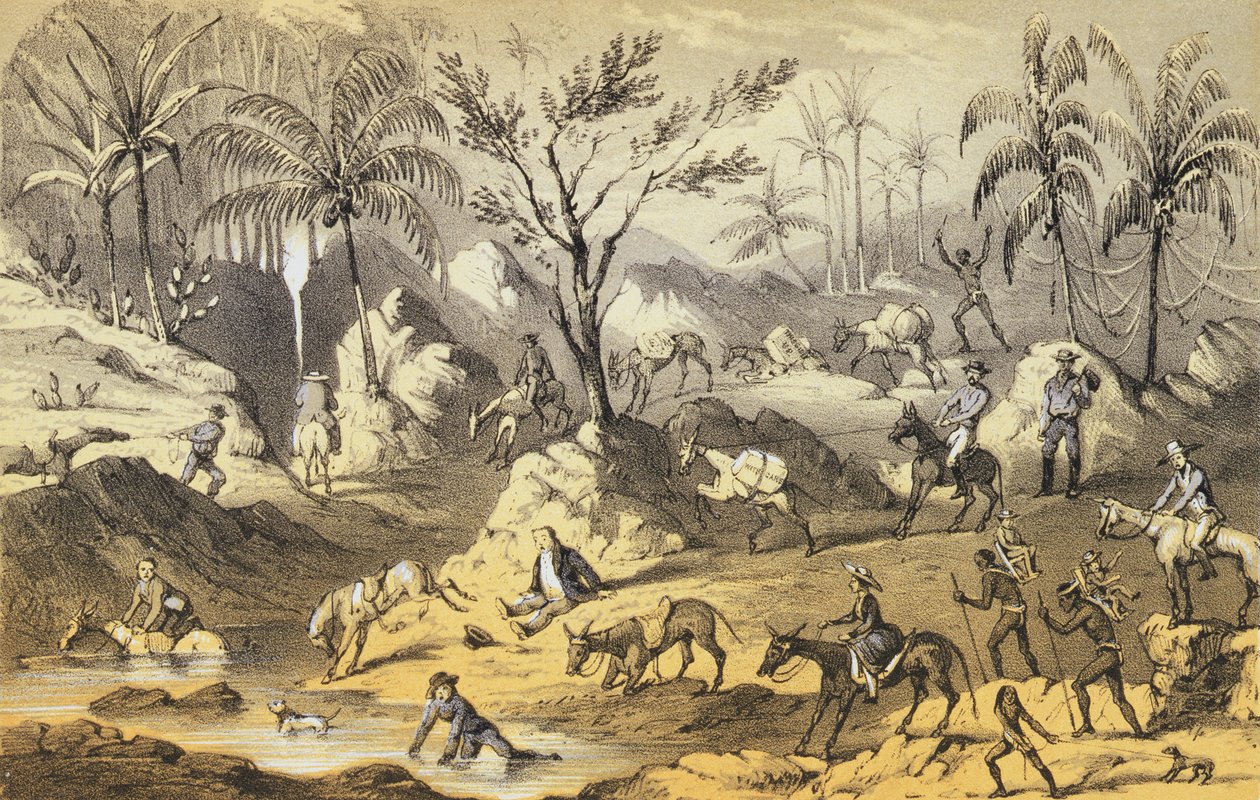 Überquerung des Isthmus, aus 