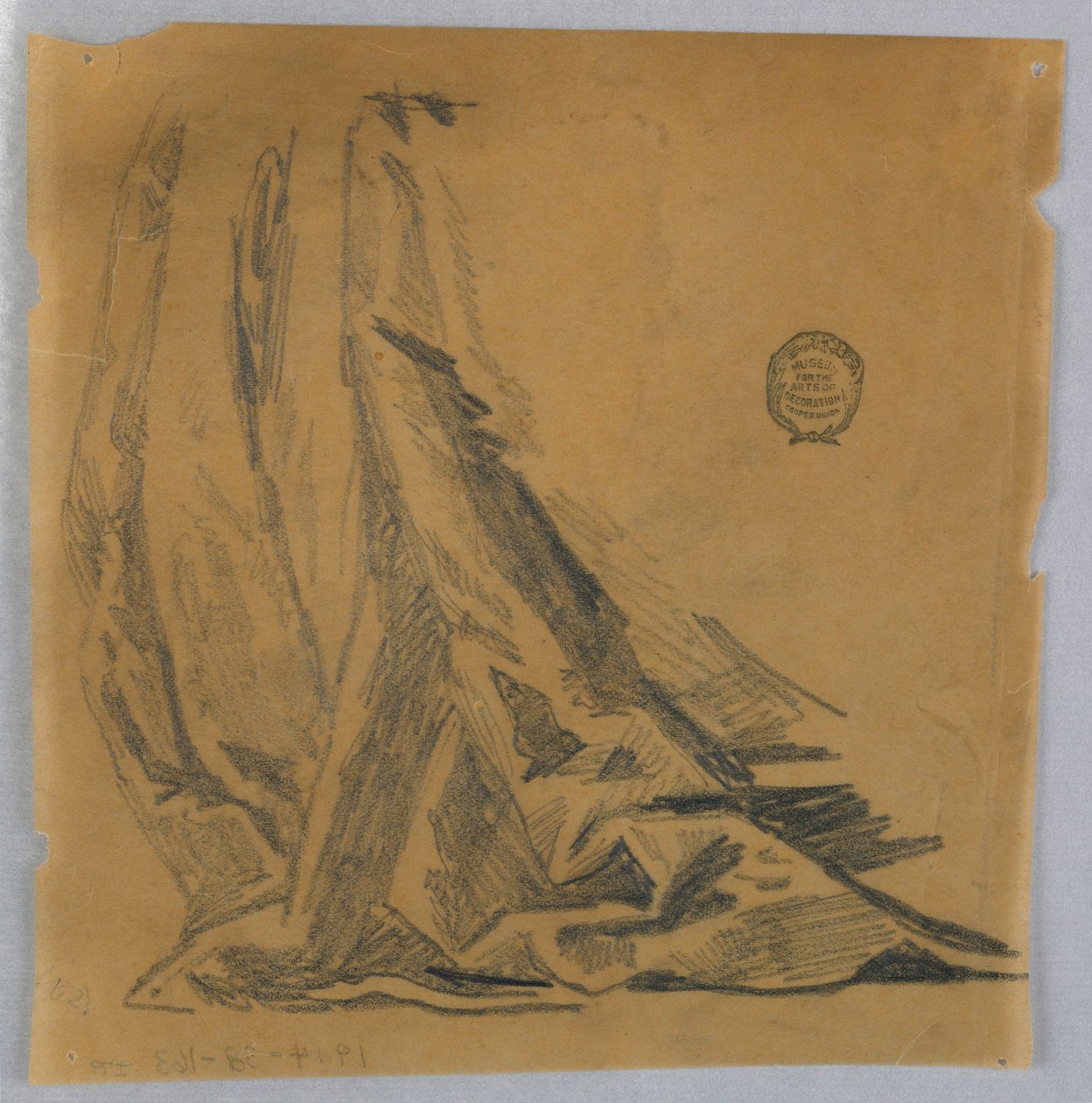Studie von Draperien von Francis Augustus Lathrop