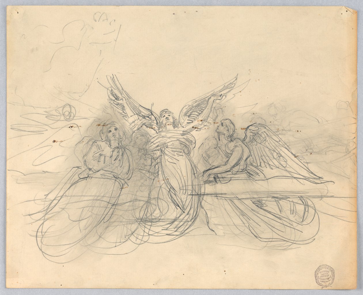 Gruppe von Engeln von Francis Augustus Lathrop