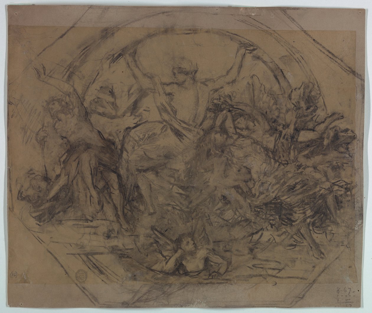Studie für "Zodiac" von Francis Augustus Lathrop