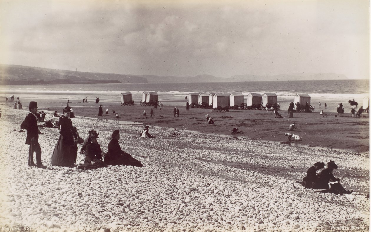 Strand von Pensarn, 1870er Jahre von Francis Bedford