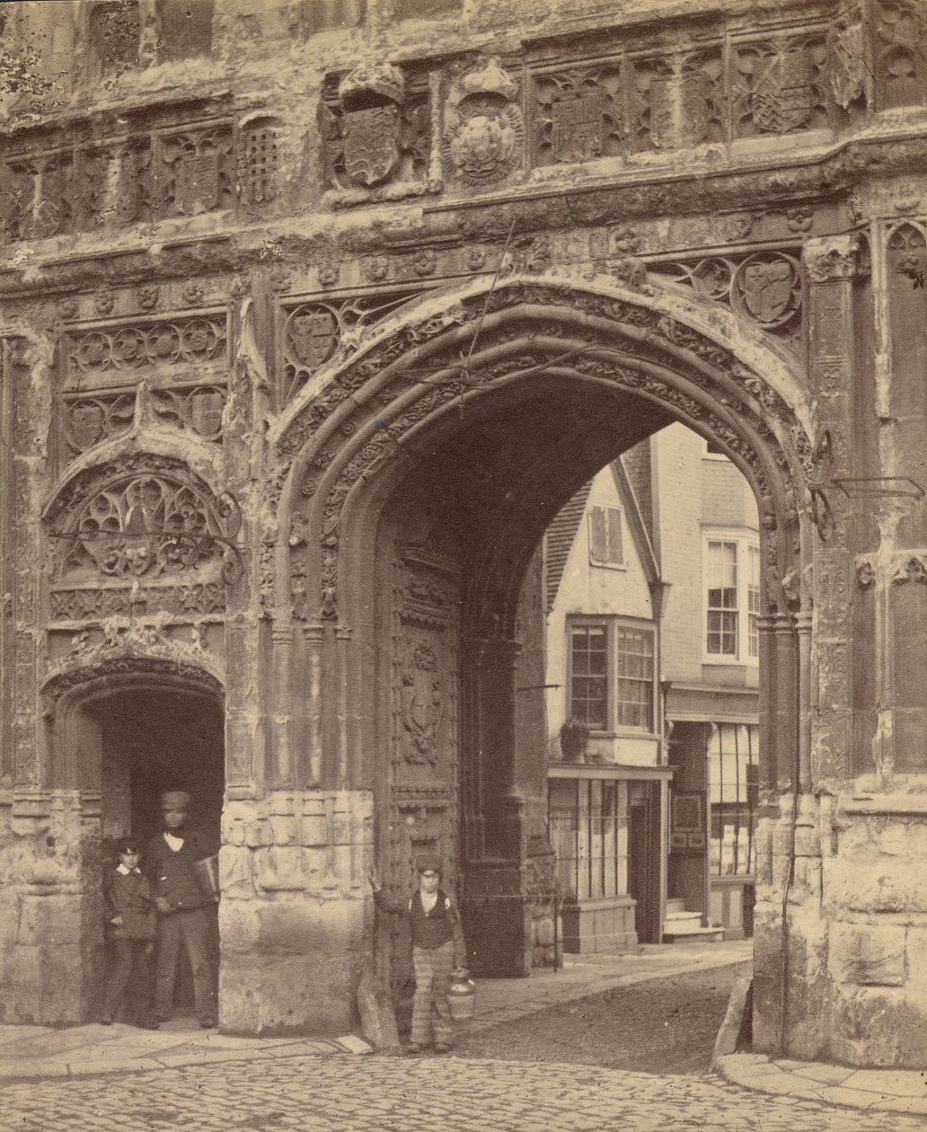 Das Tor, Canterbury von Francis Bedford