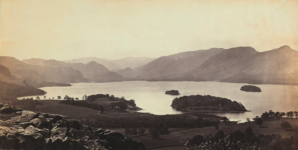 Der See bei Derwentwater in Großbritannien von Francis Frith