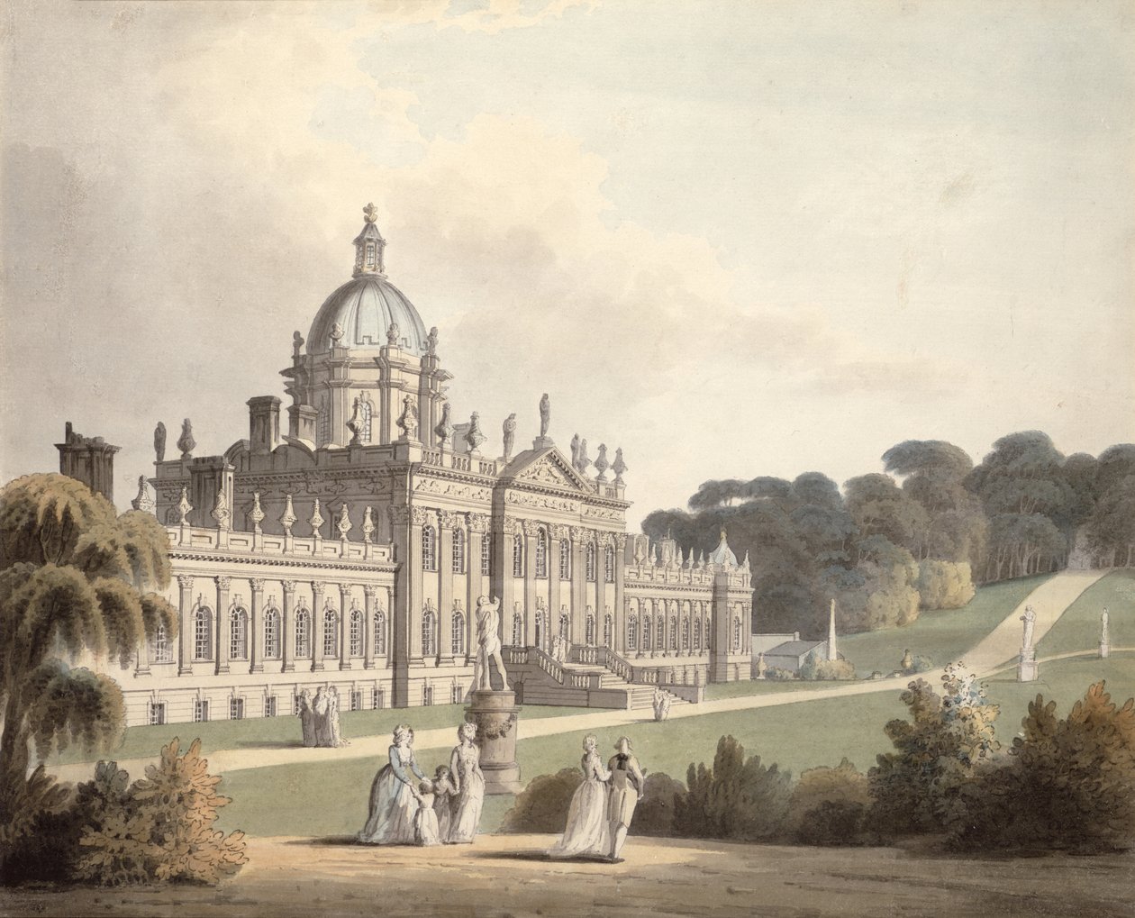 Schloss Howard von Francis Nicholson