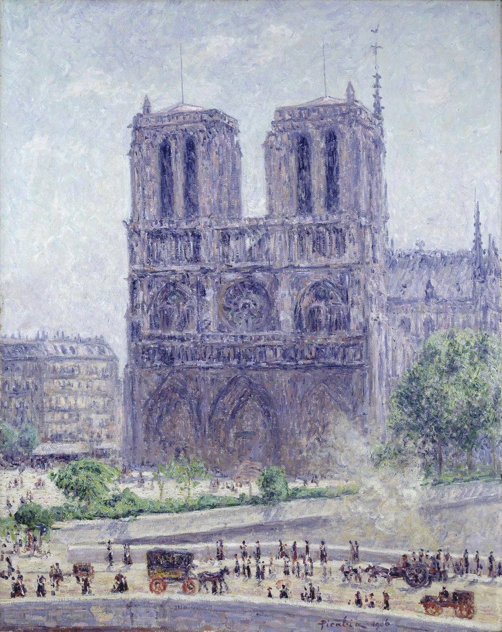 Notre Dame in der Morgensonne von Francis Picabia