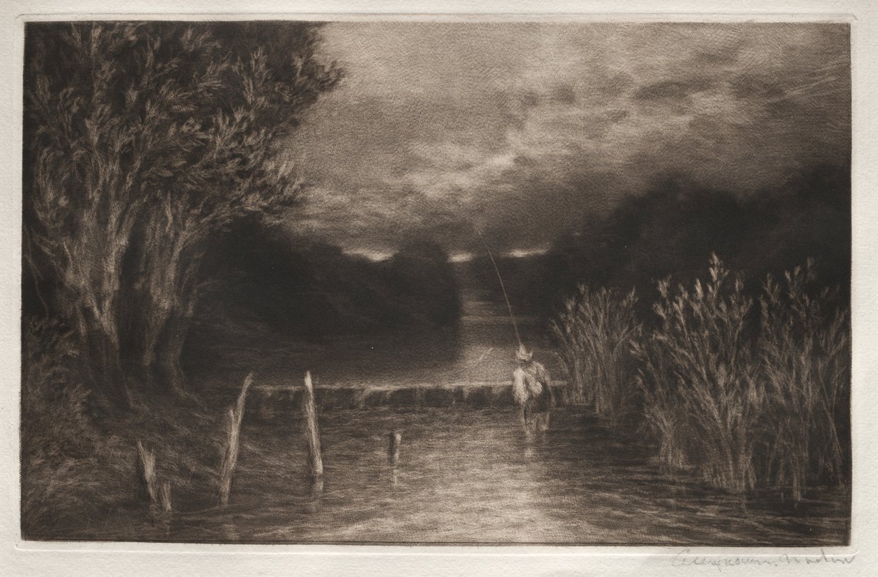Äschenfischen von Francis Seymour Haden