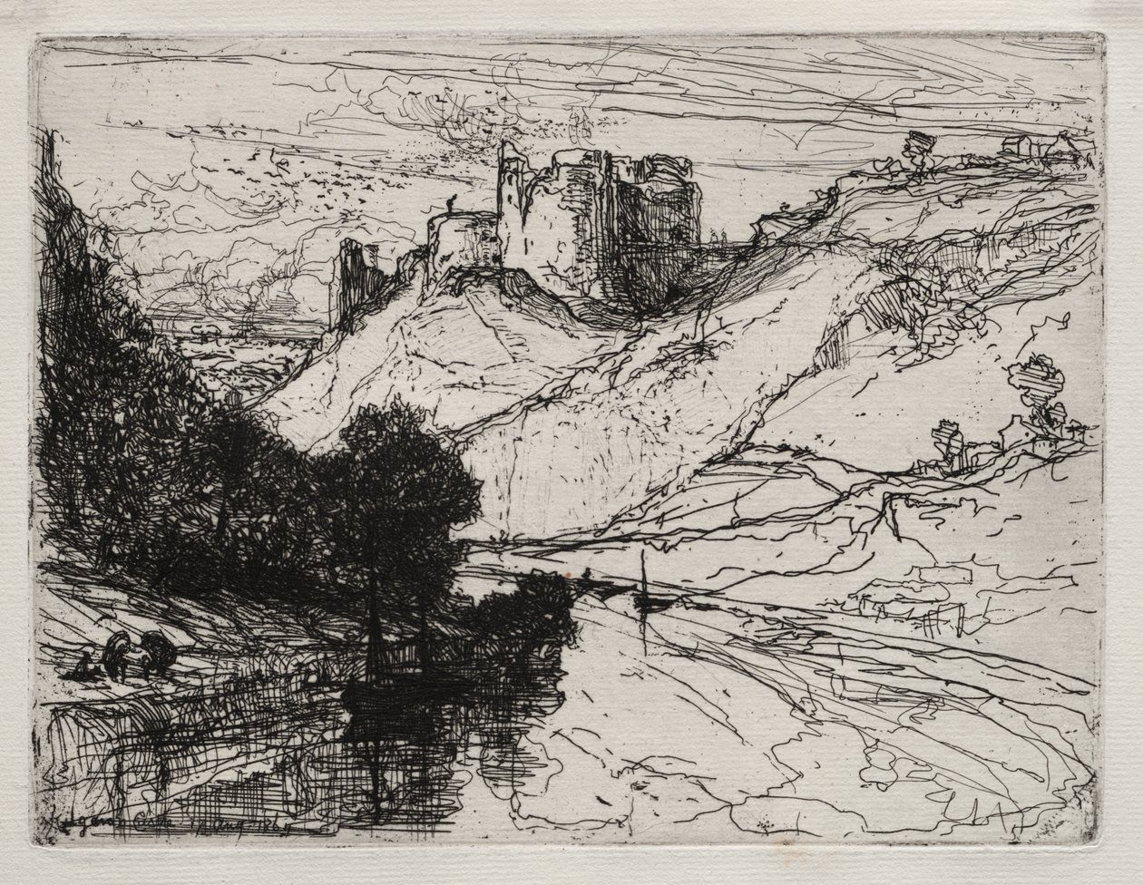 Kilgaren Schloss von Francis Seymour Haden