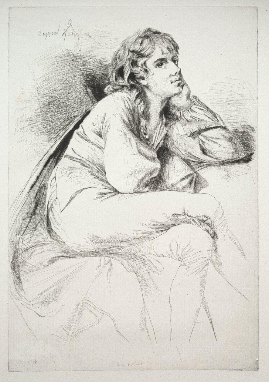 Thomas Haden aus Derby, 1864 von Francis Seymour Haden