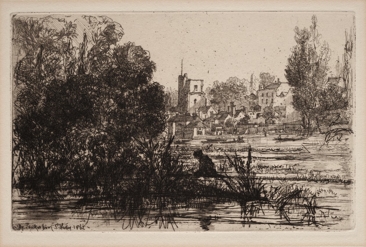 Kirche von Twickenham von Francis Seymour Haden