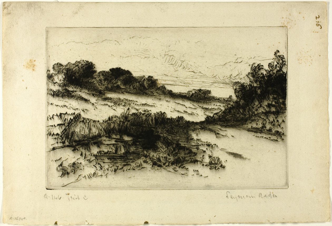 Windmühlenhügel, Nr. I von Francis Seymour Haden