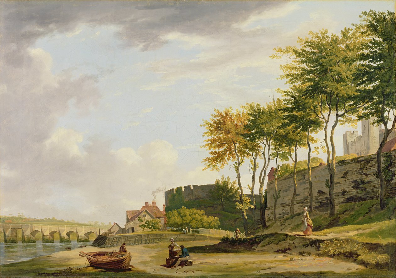 Der Medway bei Rochester von Francis Wheatley