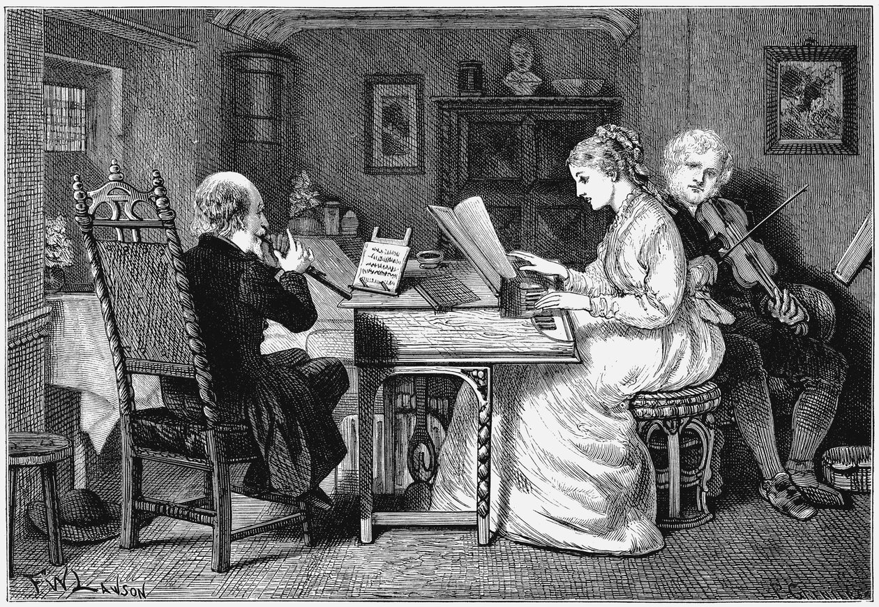 Musik machen, London, 1874 von Francis Wilfrid Lawson