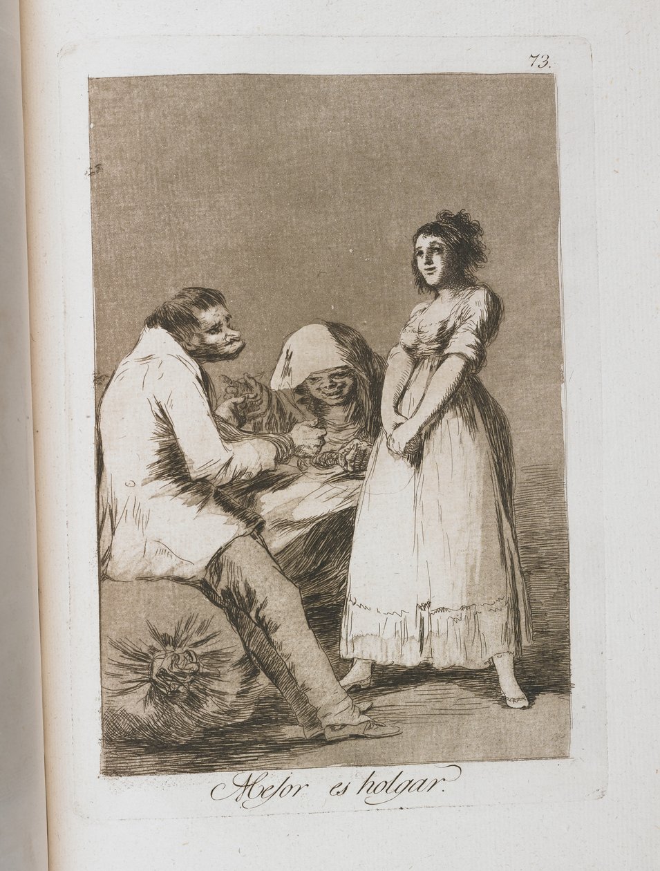 Tafel aus Los Caprichos, 1797-1798 von Francisco de Goya