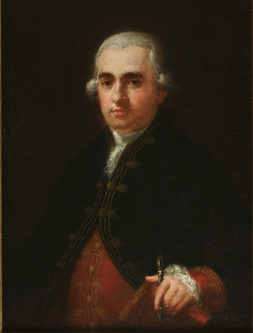 Porträt von Juan Agustín Ceán Bermúdez von Francisco de Goya