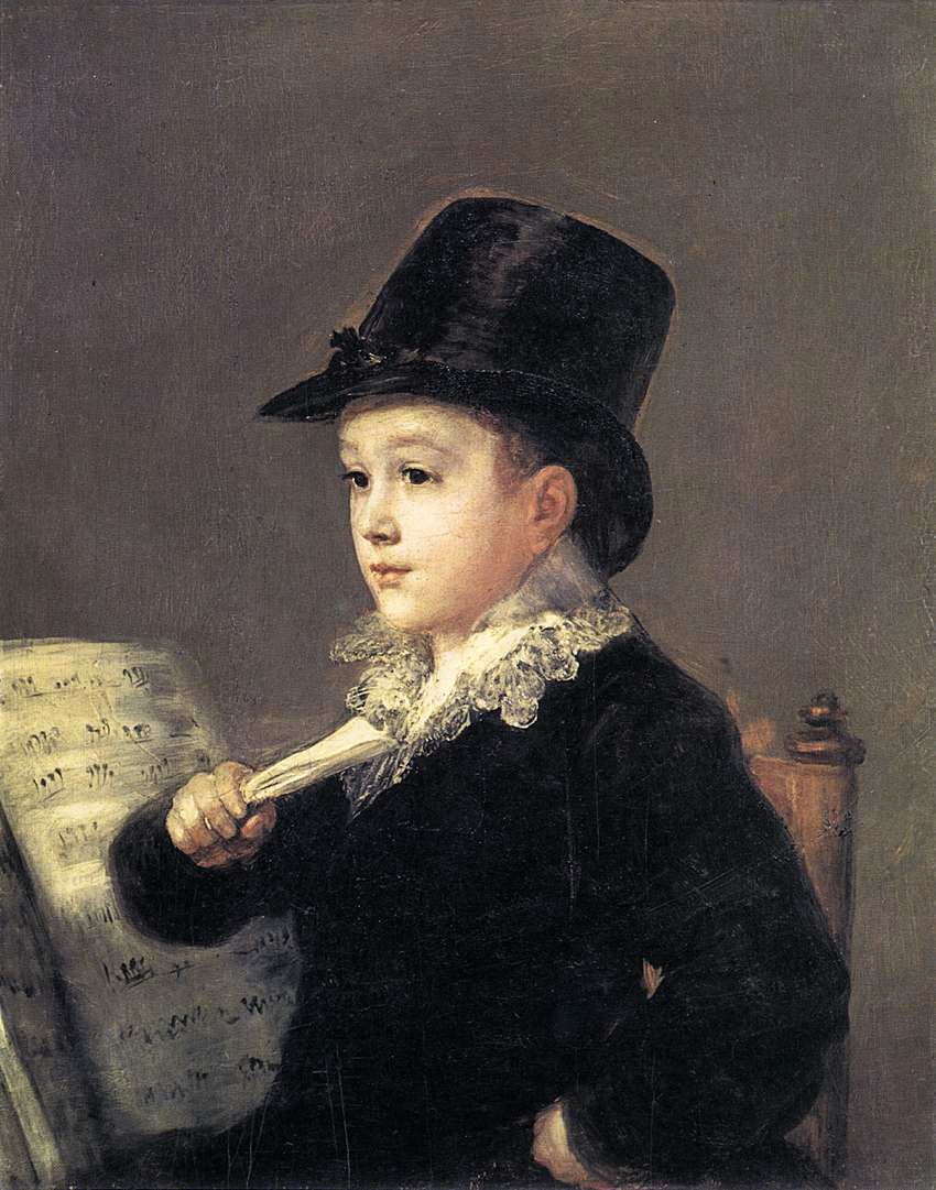 Porträt von Mariano Goya von Francisco de Goya