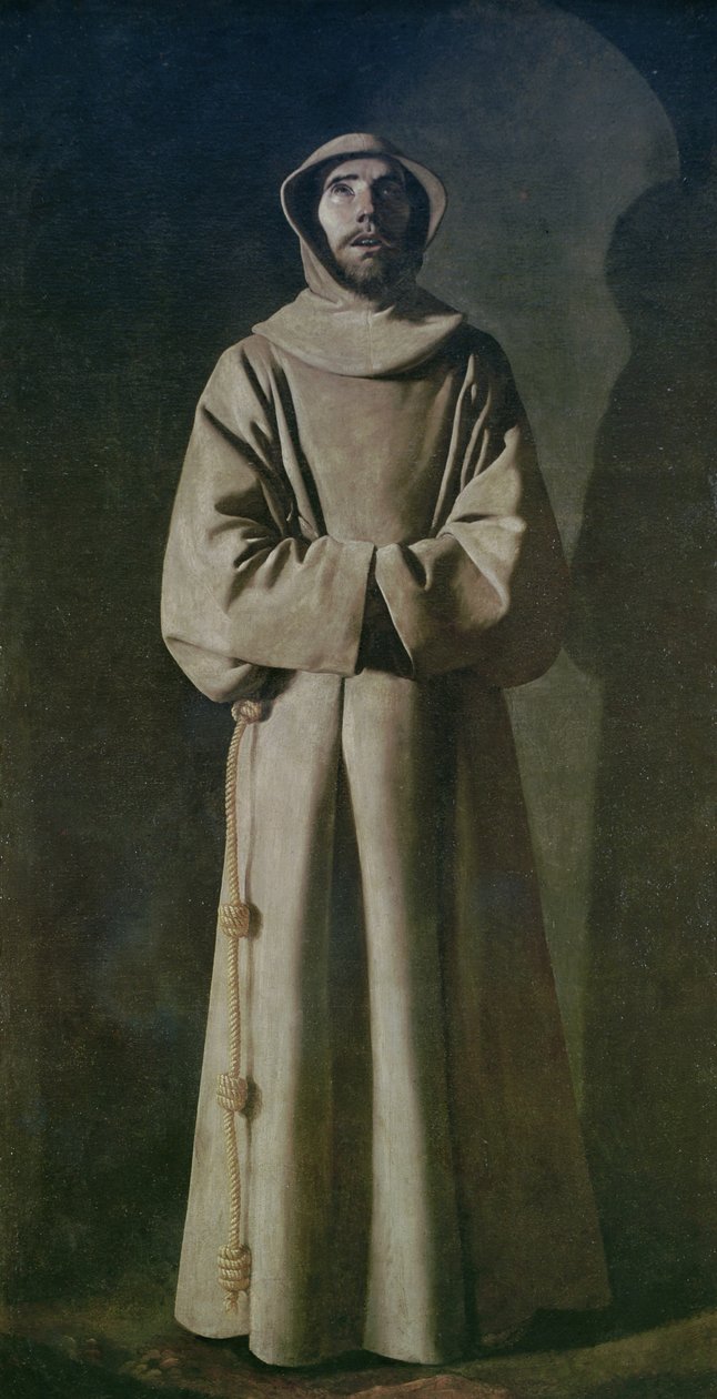 St. Franziskus (1181-1226) 1645-64 von Francisco de Zurbaran