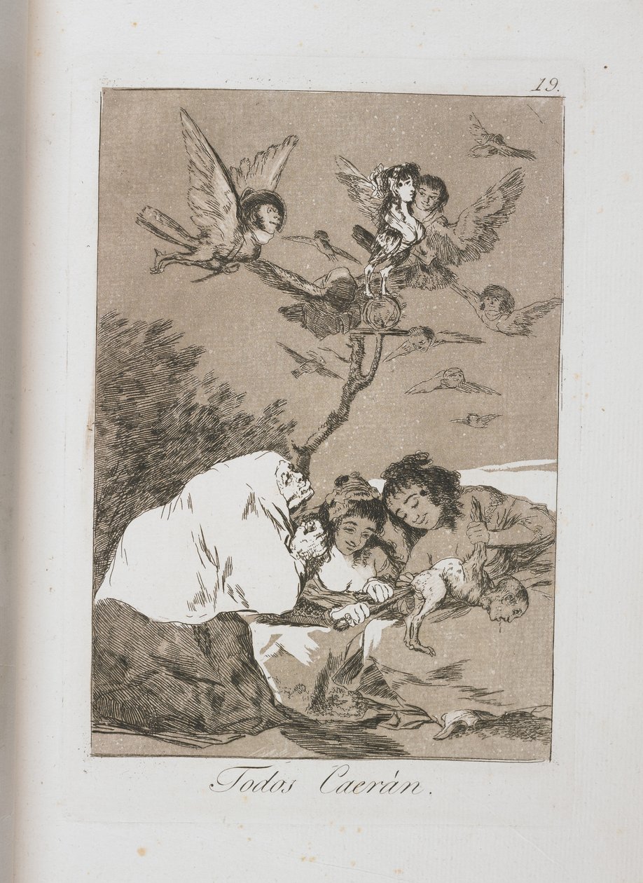 Platte aus Los Caprichos, 1797-1798 von Francisco de Goya