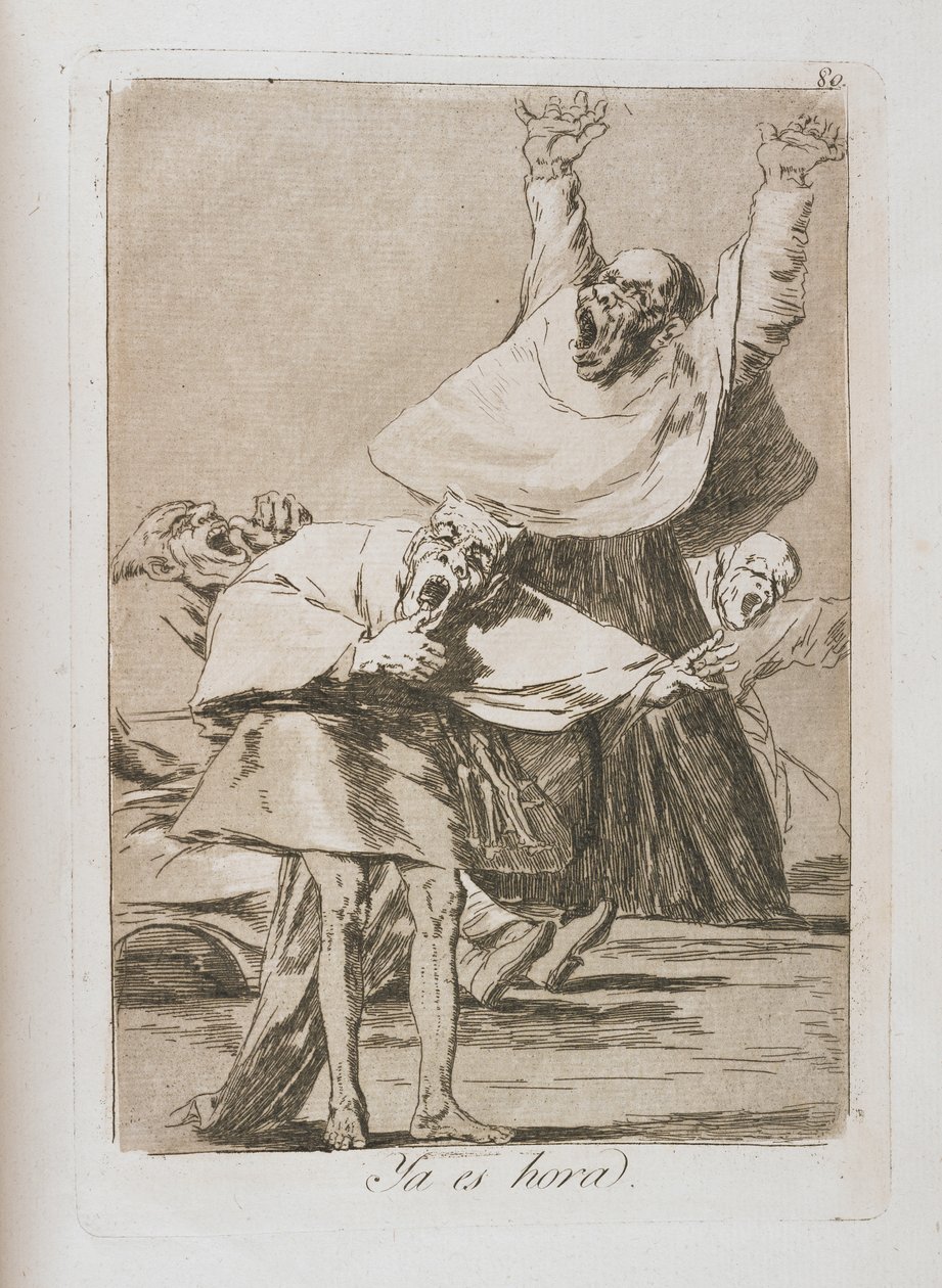 Platte aus Los Caprichos, 1797-1798 von Francisco de Goya