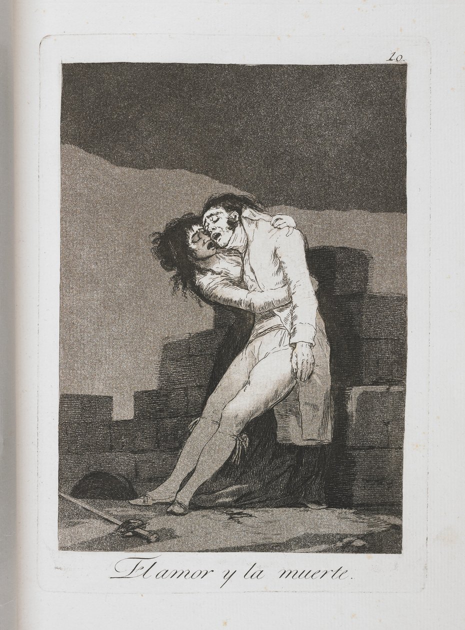 Platte aus Los Caprichos, 1797-1798 von Francisco de Goya
